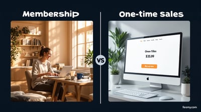 Membership vs One-Time Sales: Which Model Fits Your Content?