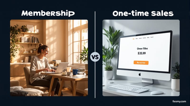 Membership vs One-Time Sales: Which Model Fits Your Content?